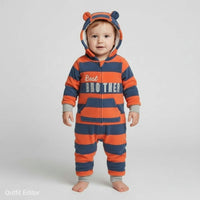 hooded overall orange