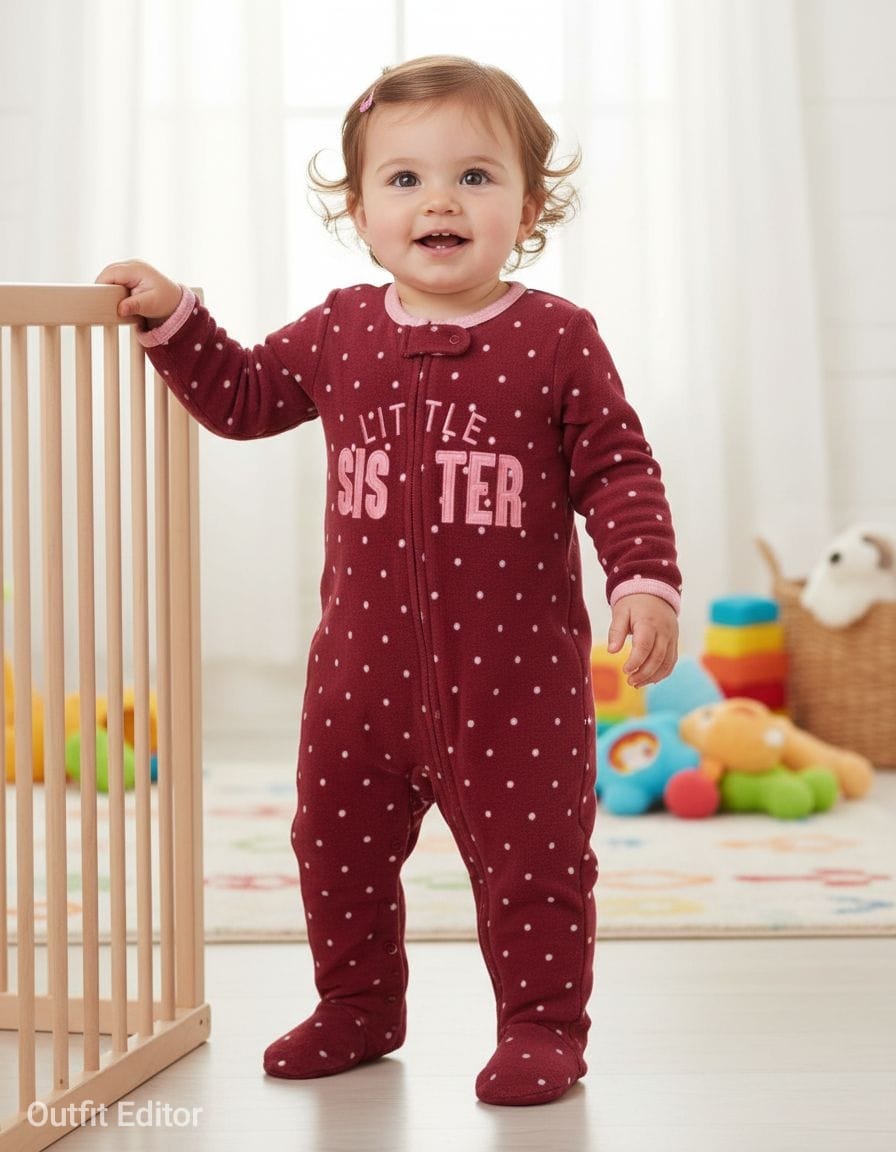 winter overall  red sister