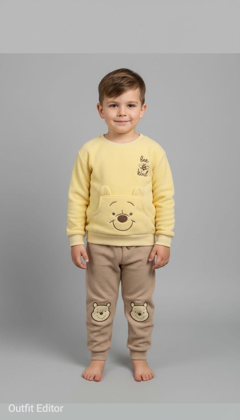 winter pyjama winnie the pooh
