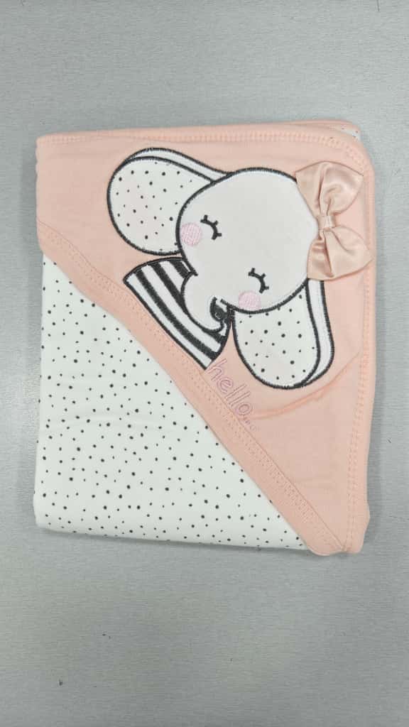 GIRLS Swaddles  elephant pink