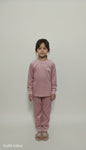 winter pyjama fleece inside  light purple