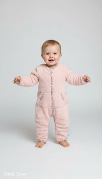 winter overall pink