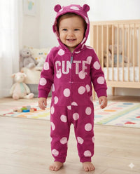 hooded overall  cute