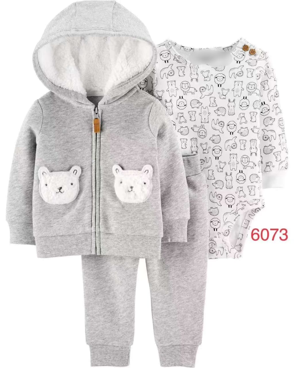 winter tracksuit gray