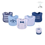 5 Bibs Cotton Pack gentle man