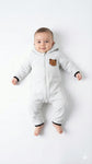 hooded overall grey bear