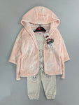 Minnie Mouse pajama set and robe pink