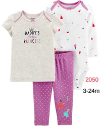 Baby 3-Piece set daddy little princess