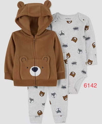 track suit 3-Piece brown bear