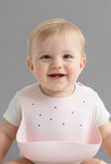 silicon bib flowers