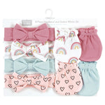 Hudson Baby Cotton Headband set 8pcs RAINBOW