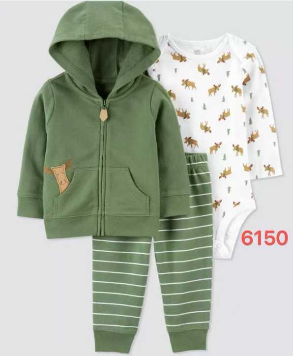 track suit 3-Piece green ghazal