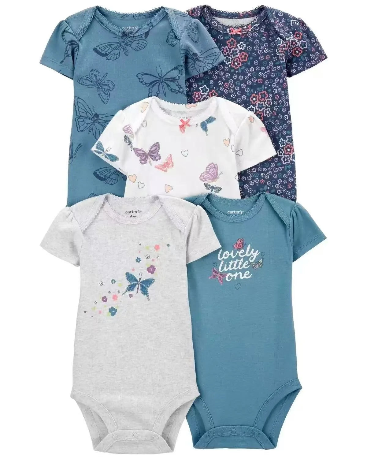 Baby GIRL Cotton Bodysuits butterfly