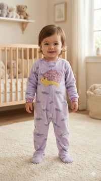 winter overall purple