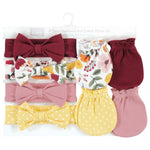 Hudson Baby Cotton Headband set 8pcs Flowers