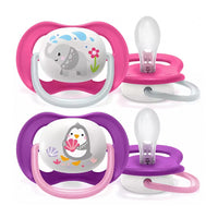 AVENT Soother Ultra air ANIMALS PINK SCF080/08