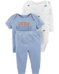 Baby 3-Piece set little brother blue