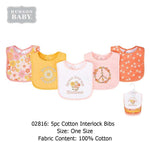 5 Bibs Cotton Pack speard love