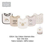5 Bibs Cotton Pack sheep