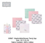 washcloth 6pcs 5967 elephant
