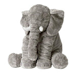 Elephant Doll Pillow Soft Plush  GREY