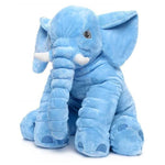 Elephant Doll Pillow Soft Plush BLUE