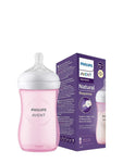 Philips Avent Natural Response Baby Bottle 260ml , (1m+) - Soft Pink