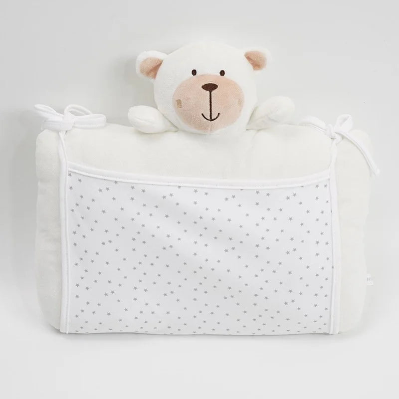 Baby Quilted Pillow white bear