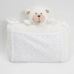 Baby Quilted Pillow white bear
