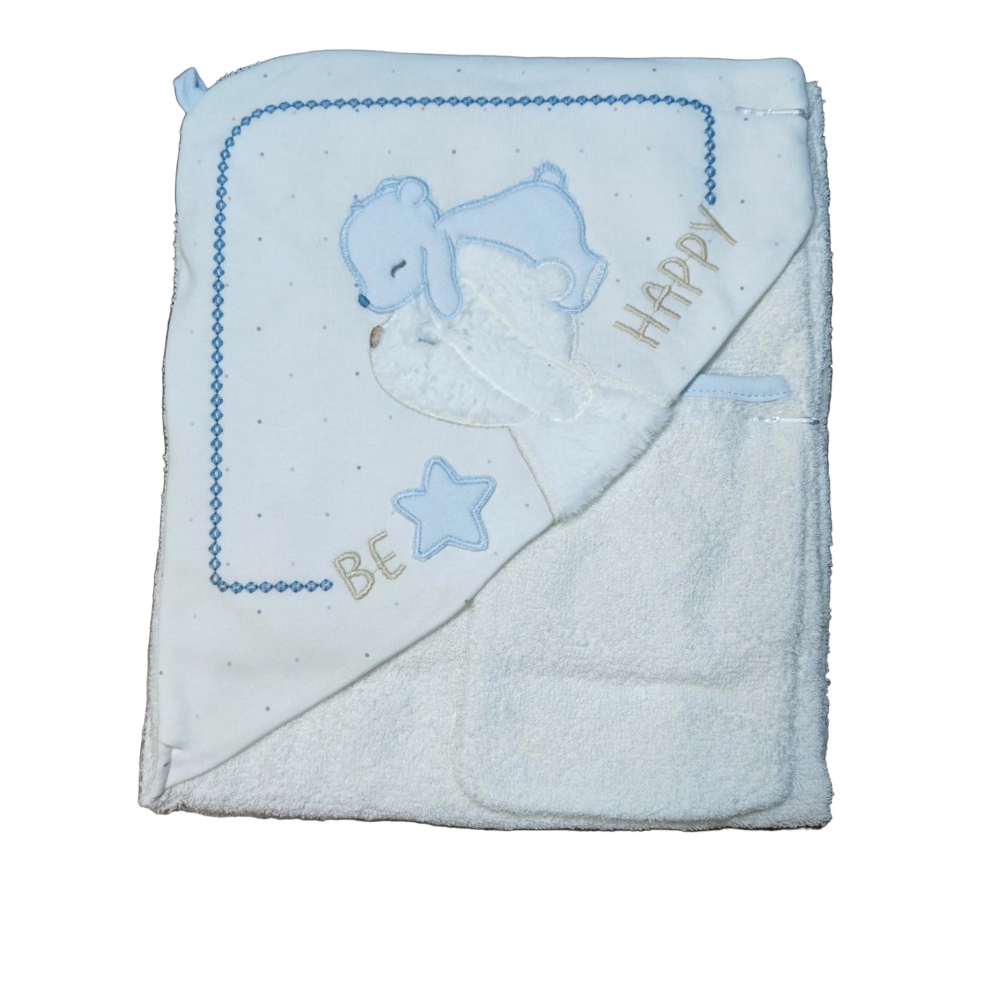 Caramel Baby hooded towel bear