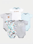 Baby Boy Cotton Bodysuits love my mama