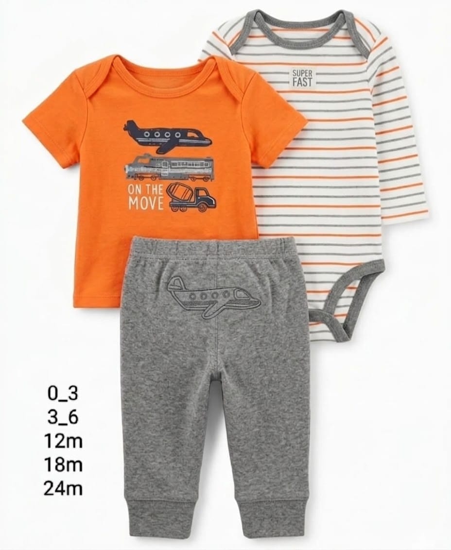 Baby 3-Piece  on the move