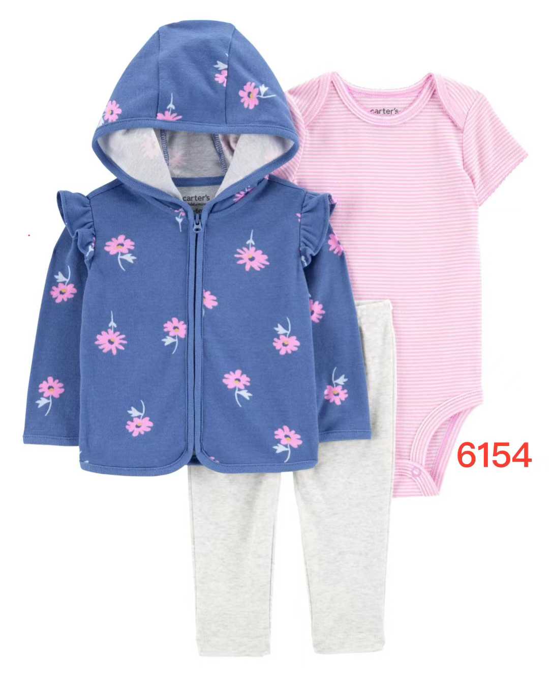 Girls Tracksuit flower NAVY
