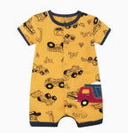 Romper truck yellow 🚒