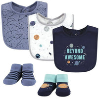 baby Boy Bibs and Socks 5 Pcs Always Be yond awesome