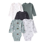 5 pcs long sleeve cotton DOGS