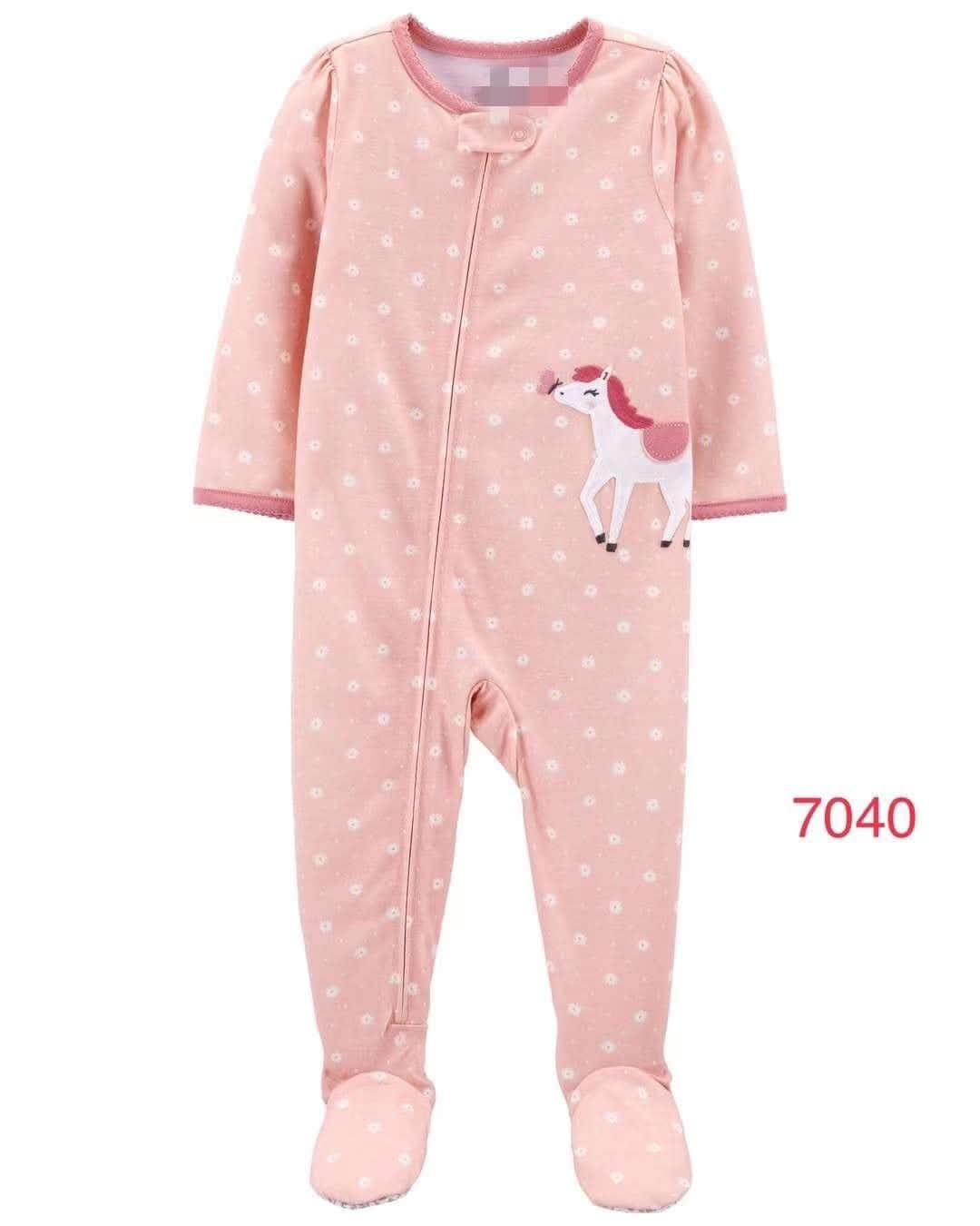 overall coton PINK Unicorn