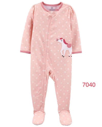 overall coton PINK Unicorn