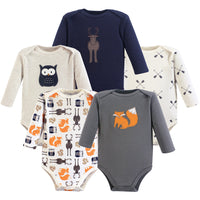 5 pcs long sleeve cotton fox