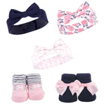 bibs &Headband pink nautical