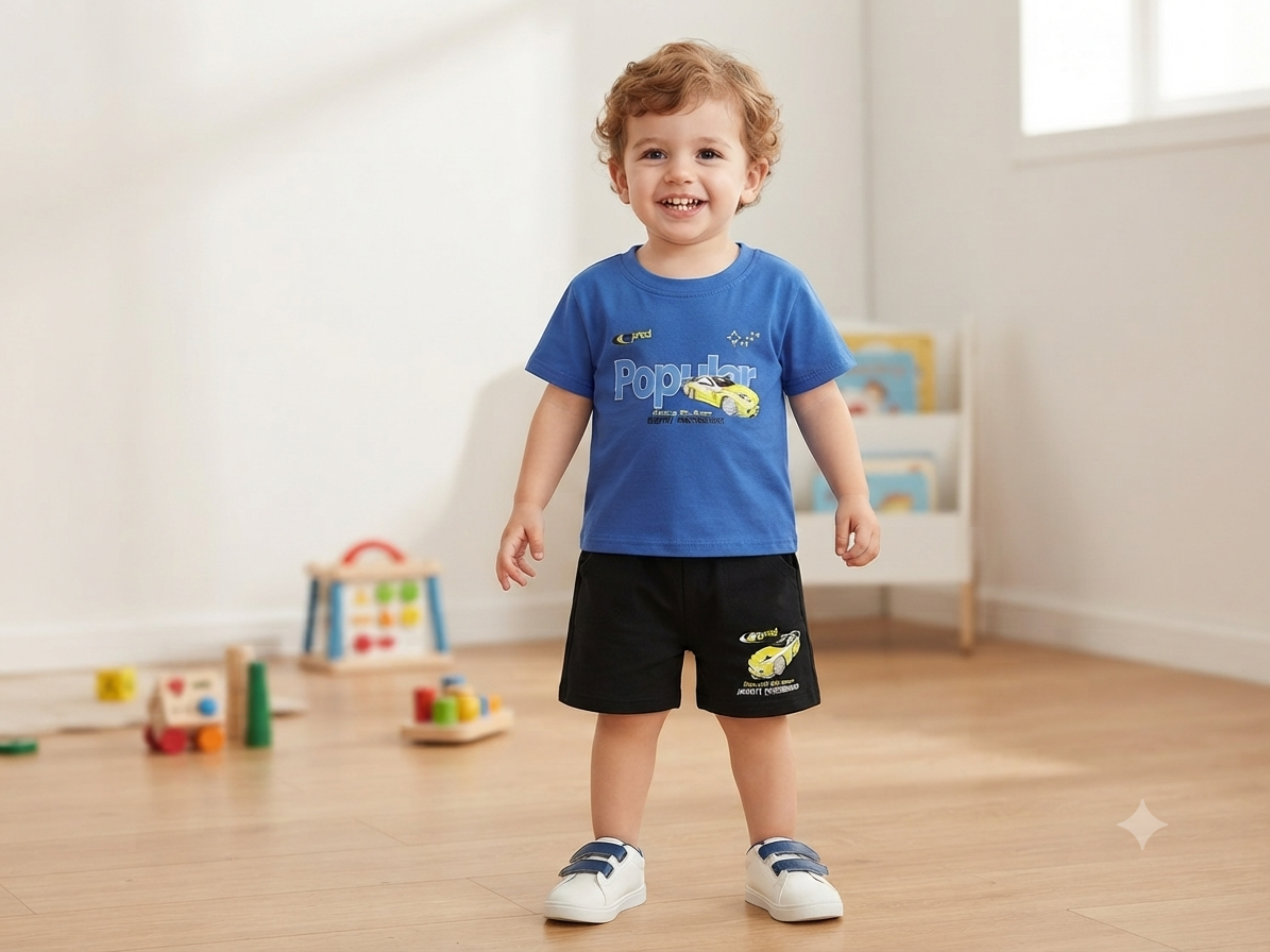 Kids pyjama popular blue