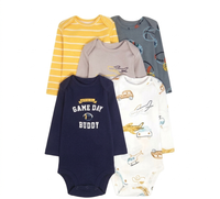 5 pcs long sleeve cotton GAME DAY BUDDY
