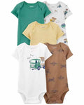 Baby Boy Cotton Bodysuits Beep Beep