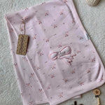 Caramel blanket ducks pink