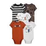 Baby Boy Cotton Bodysuits handsome little PUP