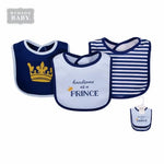 3 Bibs cotton  handsome Prince
