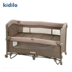 Foldable Metal Baby Bed KIDILO COFFEE Up650c