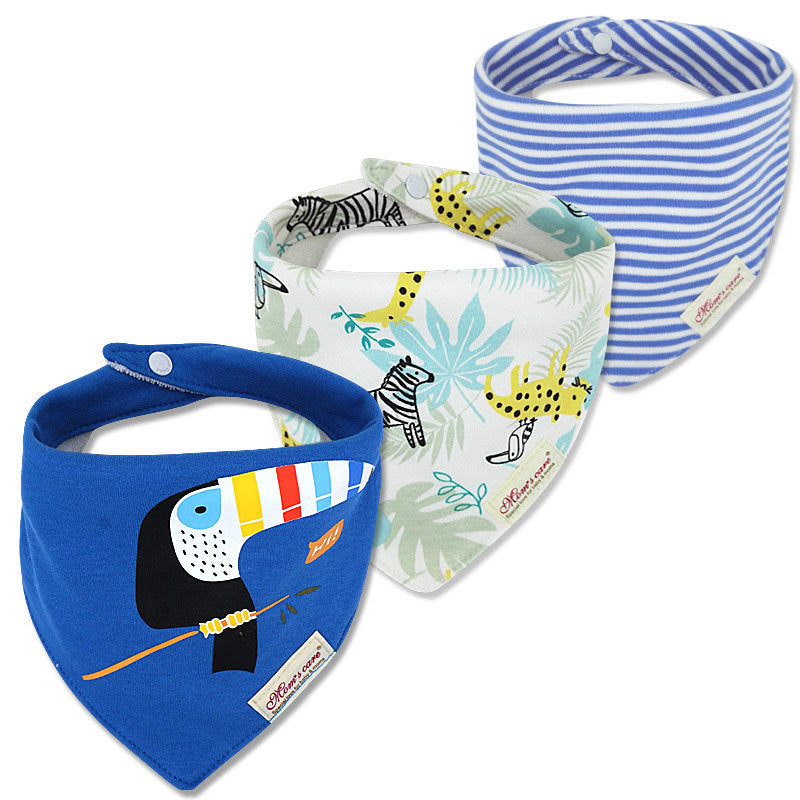 Mom's Care Bibs 3pcs  Parrot