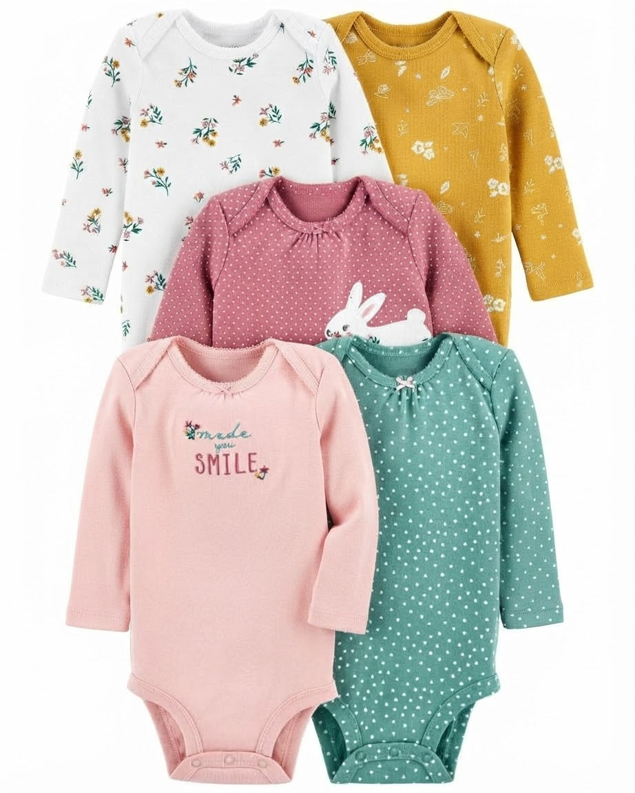 5 pcs long sleeve made you SMILE