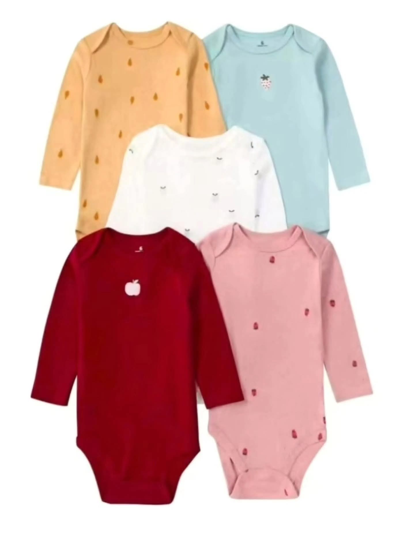 5 pcs long sleeve apple